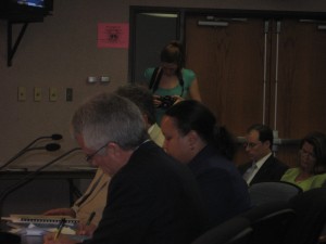 Brian Rodgers at the County Commissioners Court, July 16